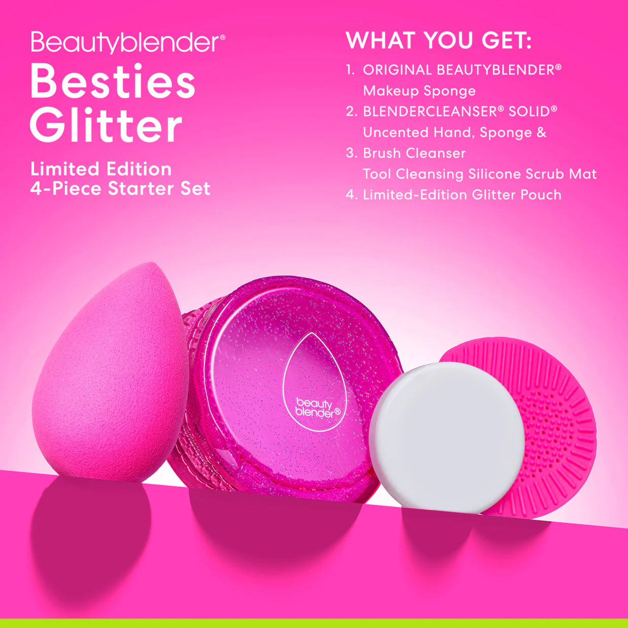Besties Glitter Blend & Cleanse 4-Piece Starter Set - Image 5