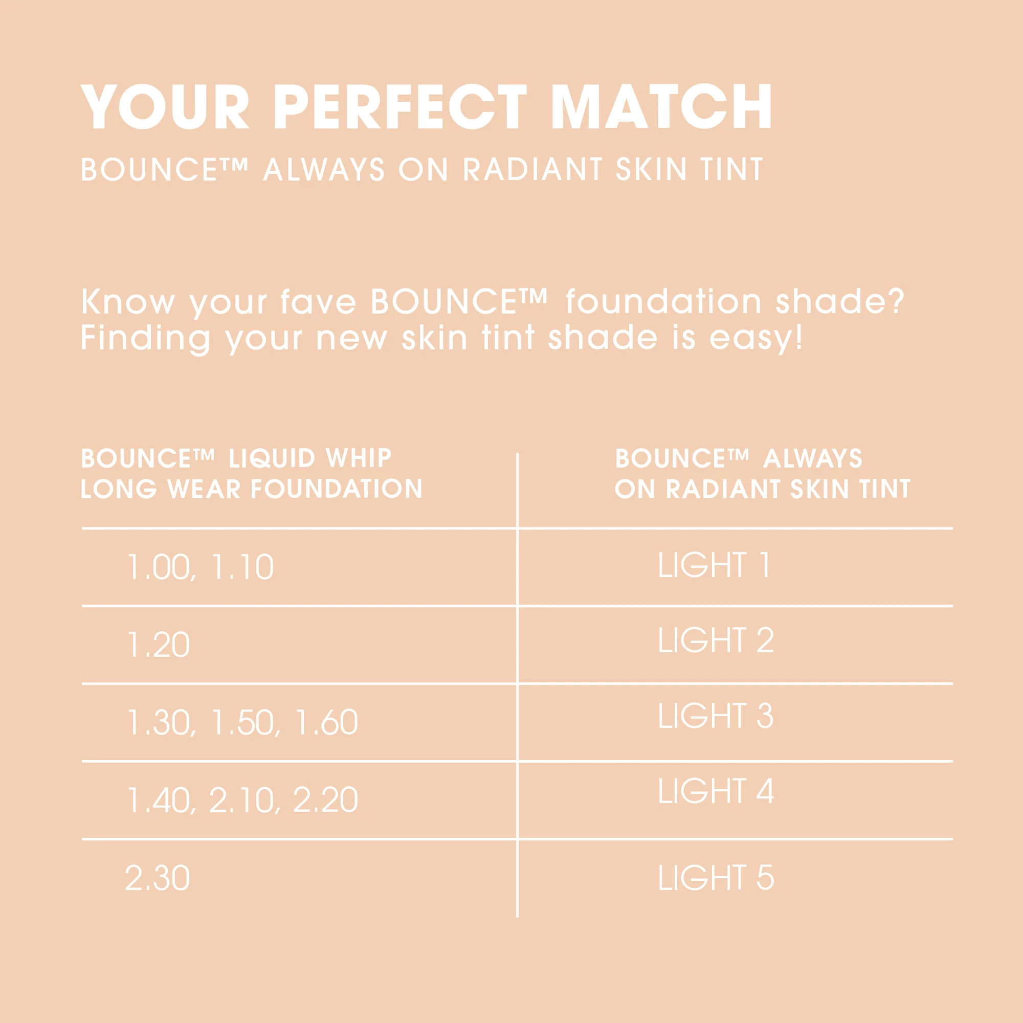 Bounce™ 12-Hour Always On Radiant Skin Tint - Image 128