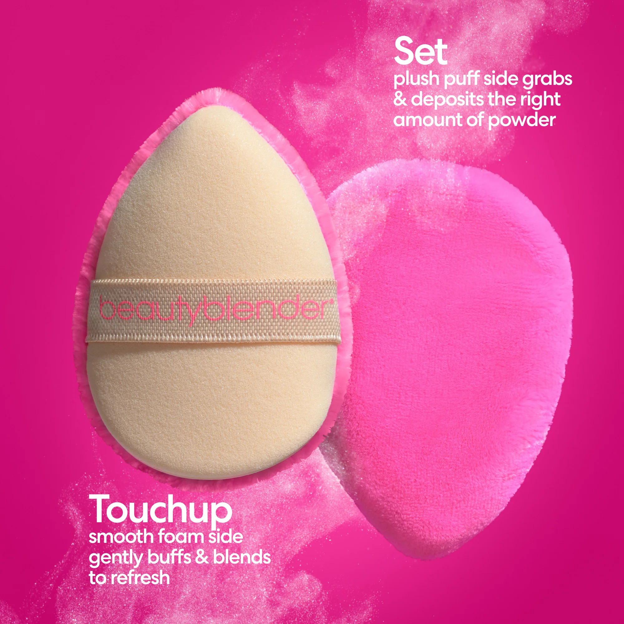 Power Pocket Puff™ Dual-Sided Powder Puff for Setting and Baking - Image 5